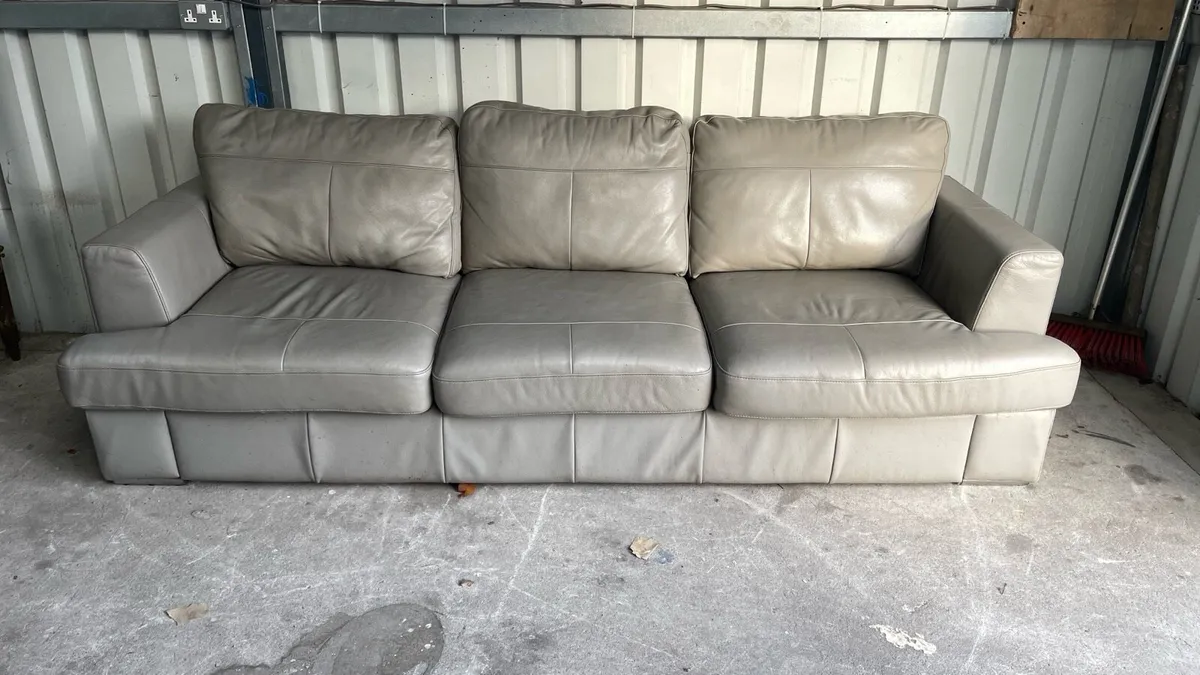 Leather sofa - Image 1