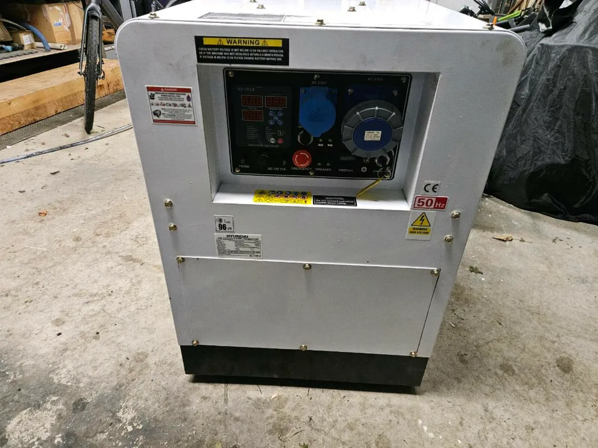 Hyundai dhy12500se generator - Image 4