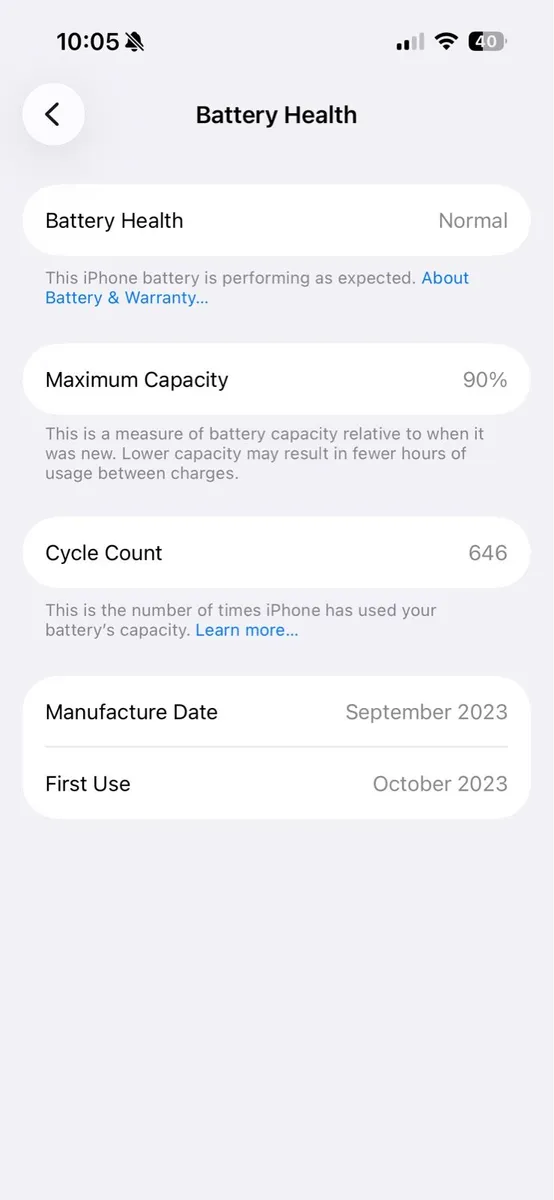 iPhone 15 Pro - 128GB- Natural Titanium - Image 2