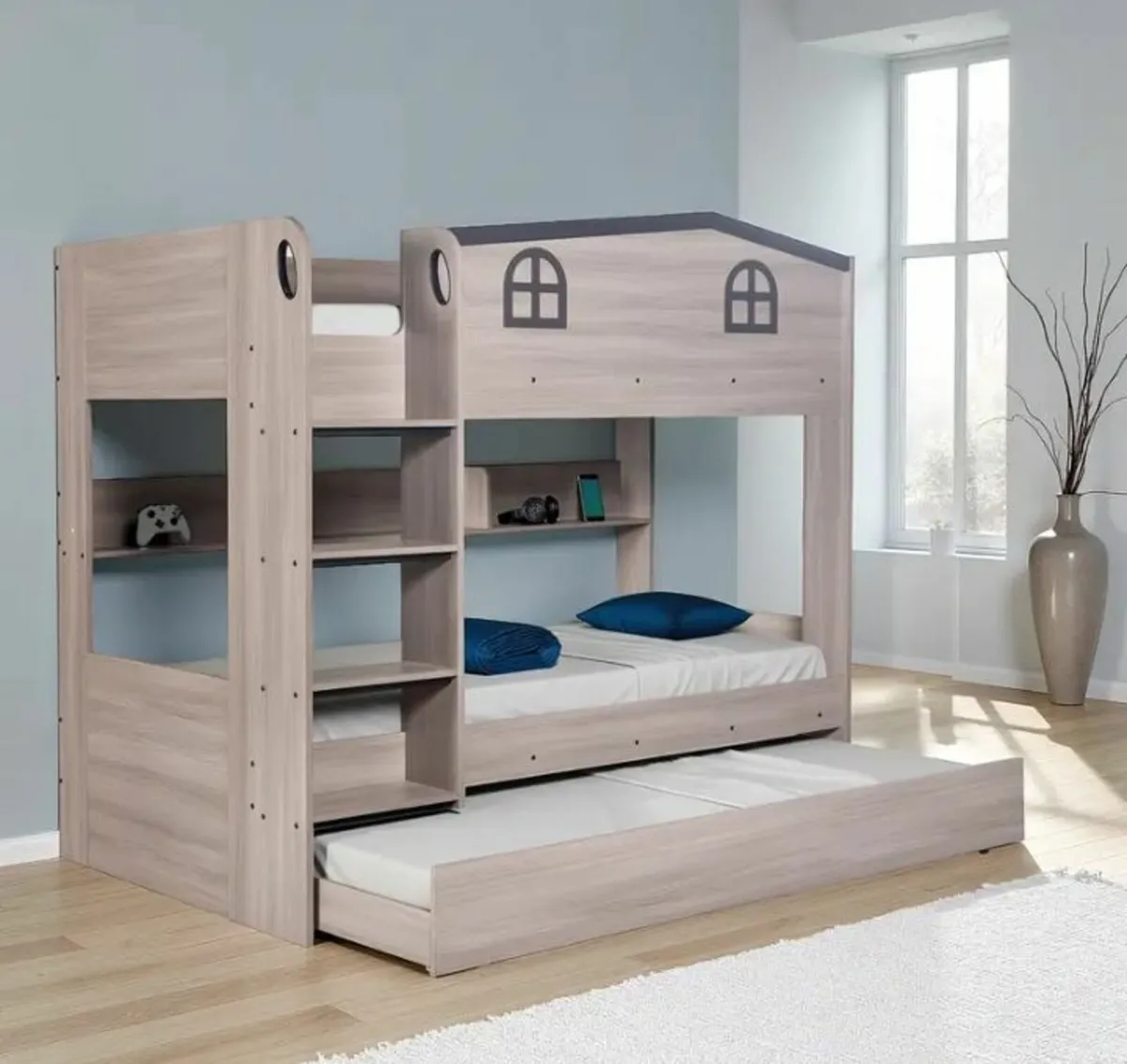 Hector 3ft Bunk Bed / Add Trundle free delivery - Image 1