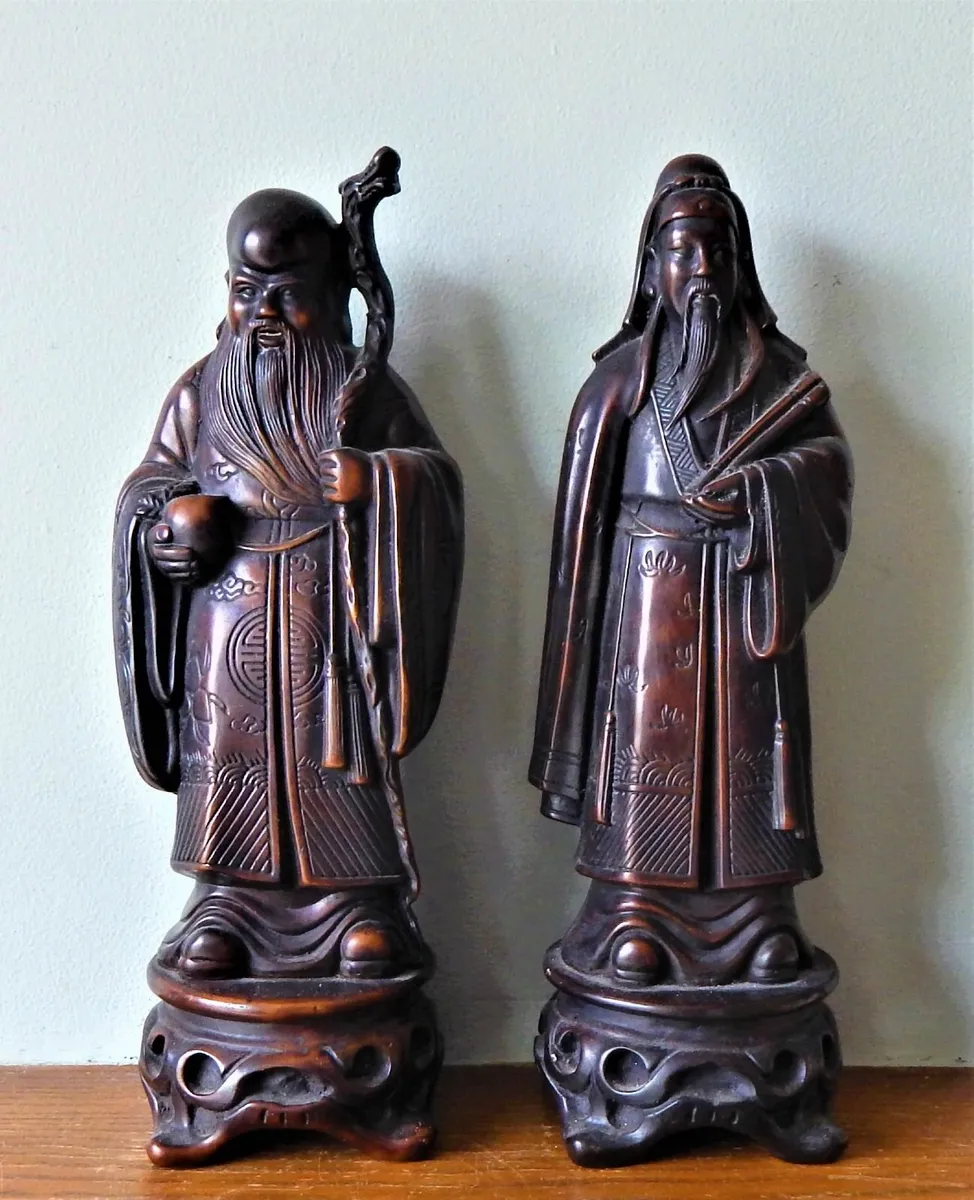 2 Vintage Oriental Figures - Image 1