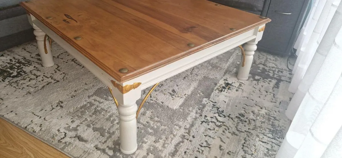 Coffe table 100cm x 100 cm H 40 cm - Image 4