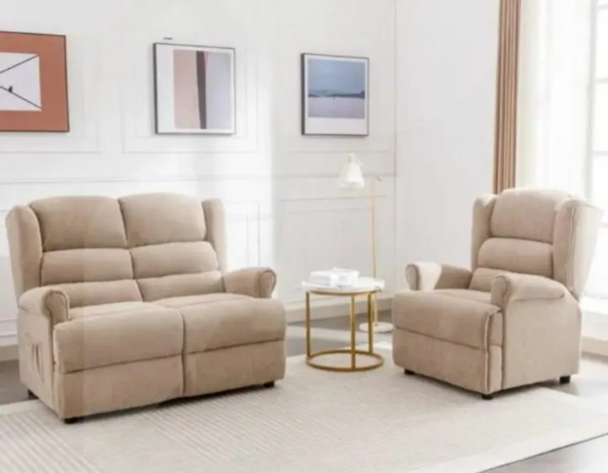 Ember Fireside Chairs Oatmeal free delivery - Image 1