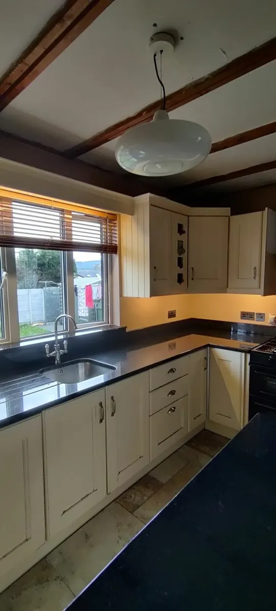 Kitchen units and solid granite worktop - Image 3