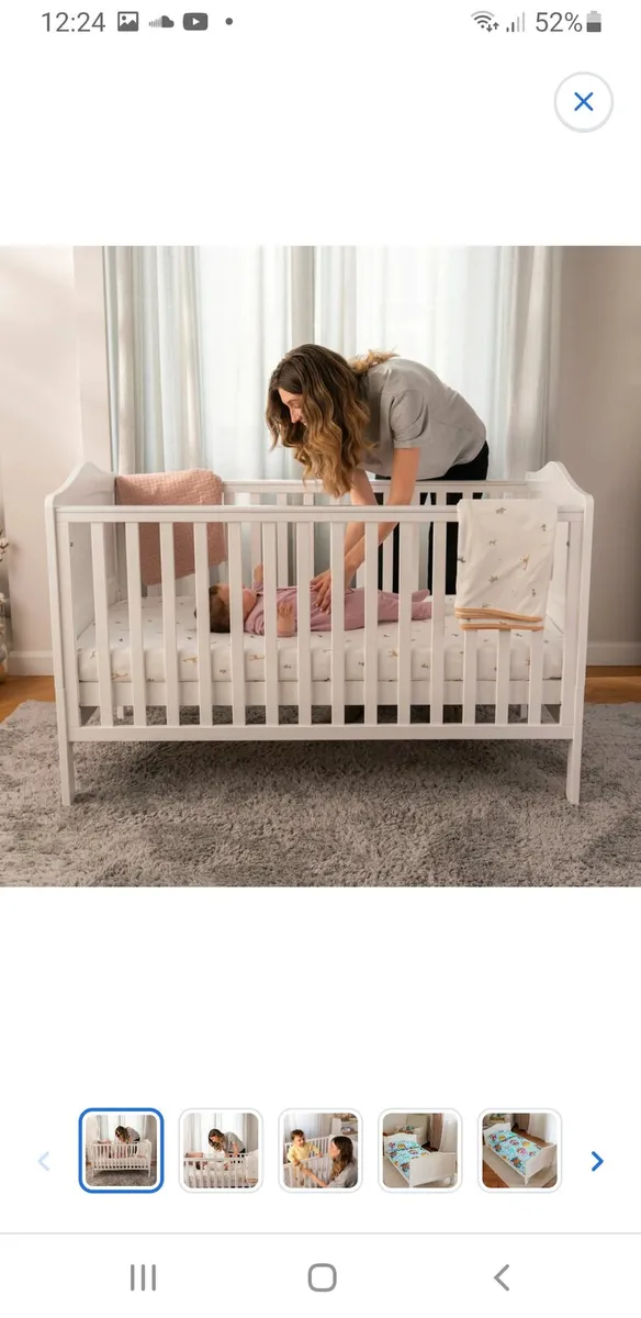Cot, changing table, travel cot - Image 2