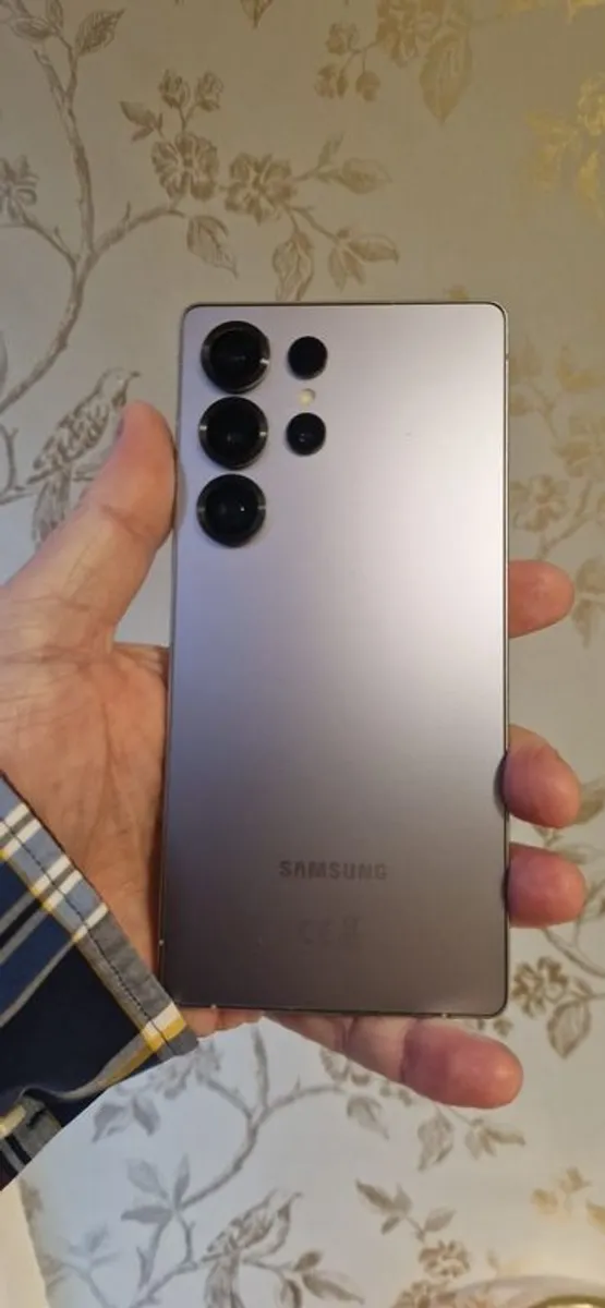 Samsung S25 Ultra 256gb Silver Blue Samsung Warranty Irish UK Model Offical Samsung Case. - Image 1