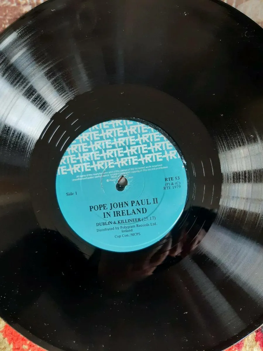 Pope John Paul Visit Vinyl - Image 1