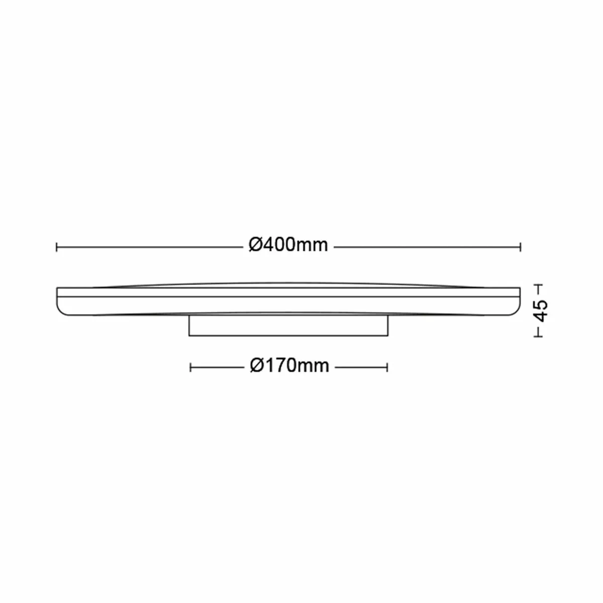 LED Ozziet Linear Ceiling Light 22W 4000K Cool - Image 2