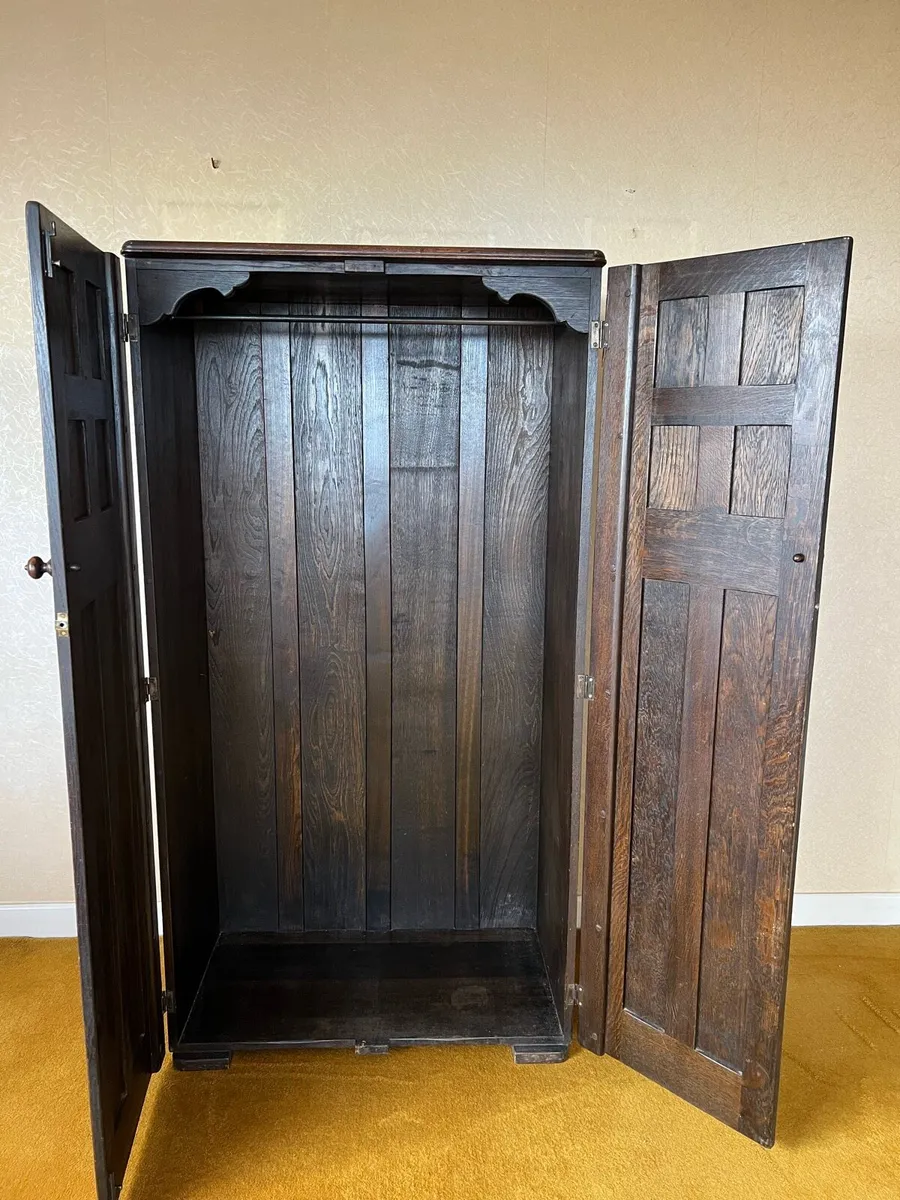 Oak Wardrobe / Hall Wardrobe - Image 2
