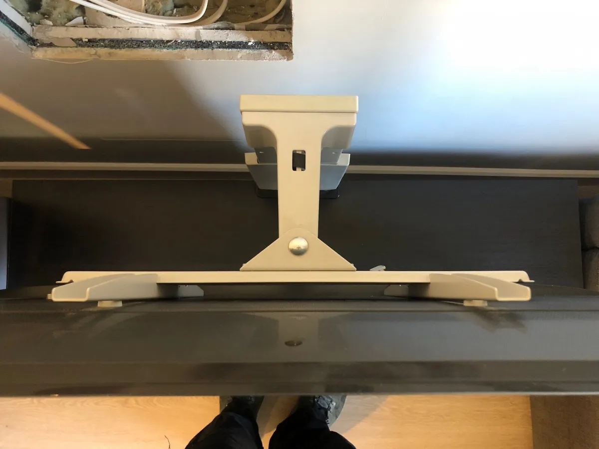 LG UHD 4K TV with TV cabinet and swivel stand - Image 3