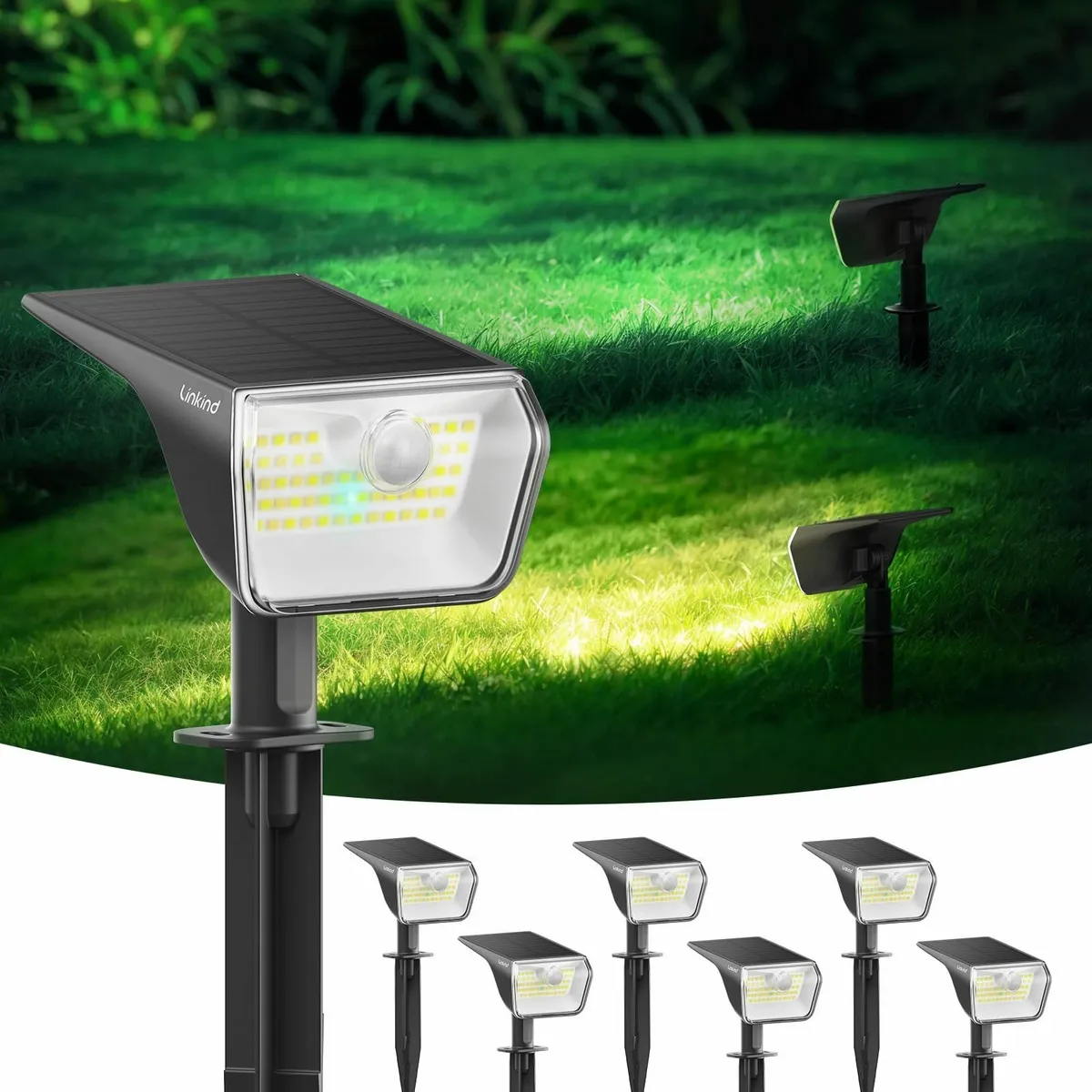 Dual Colour Motion Sensor Solar Light - IP67 - Image 1