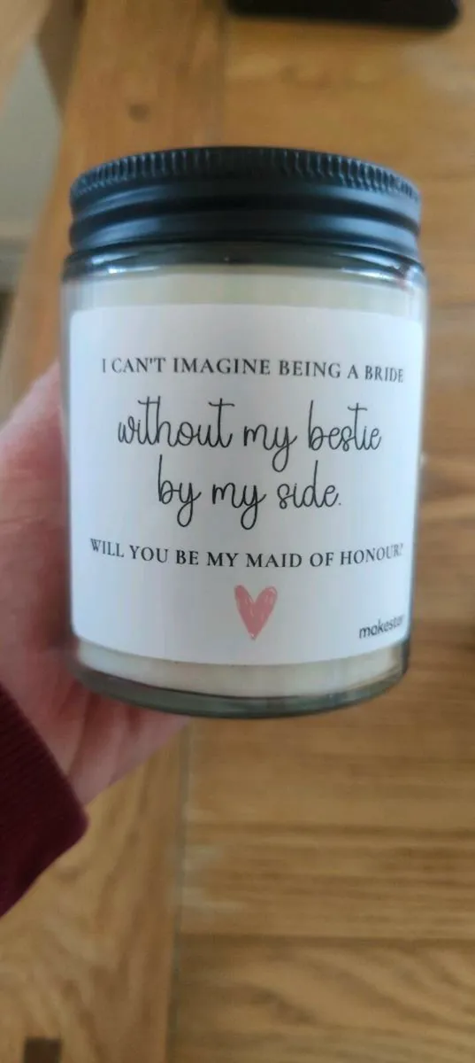 Maid of Honour Candle - Image 1