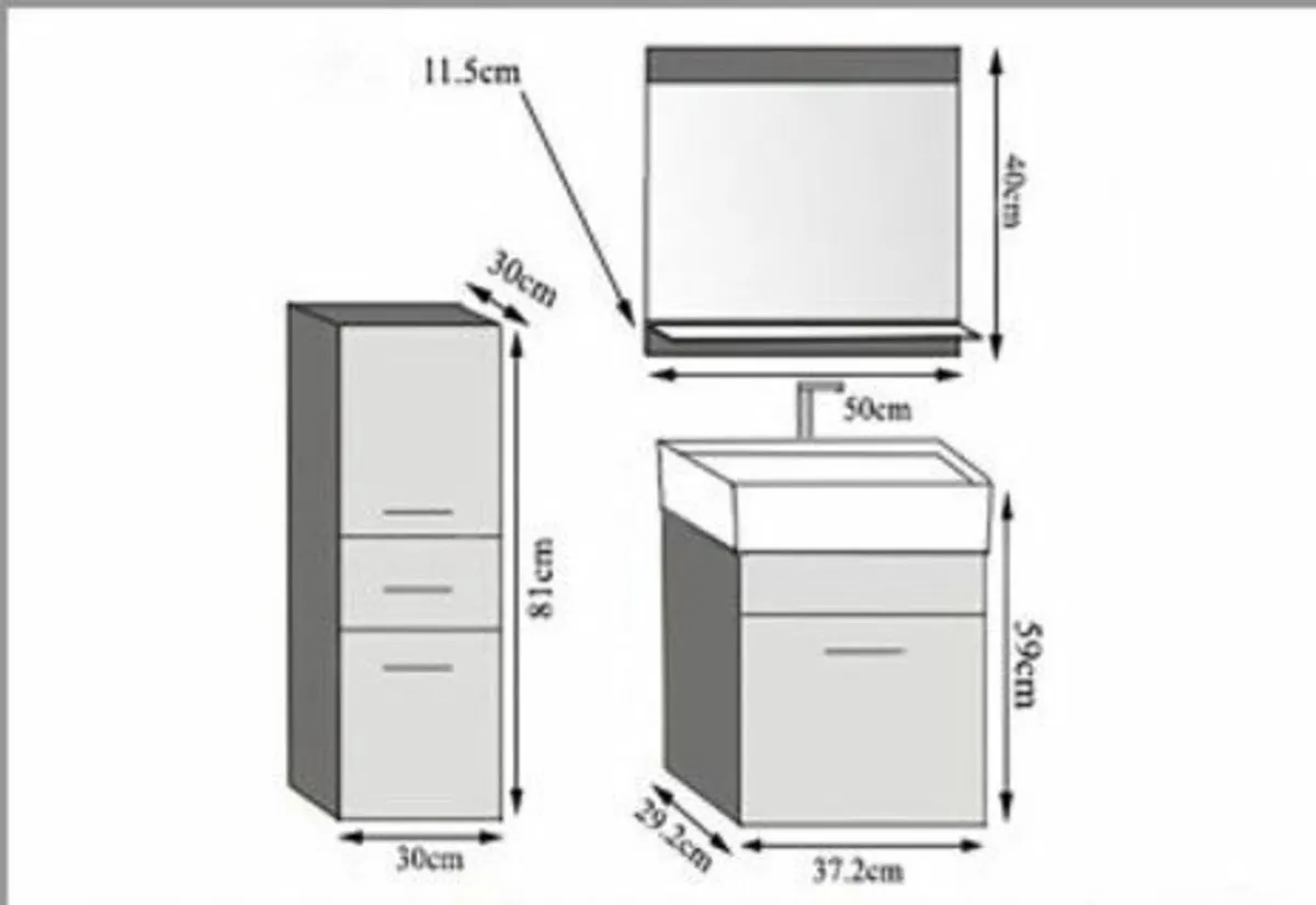 Bathroom furniture set - Image 3