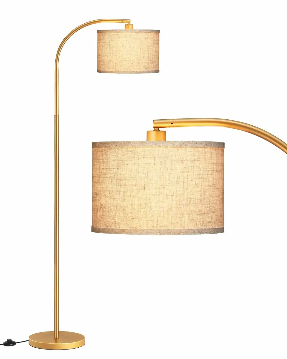 LED Floor Lamp 63 Standing with Adjustable Linen - Image 1