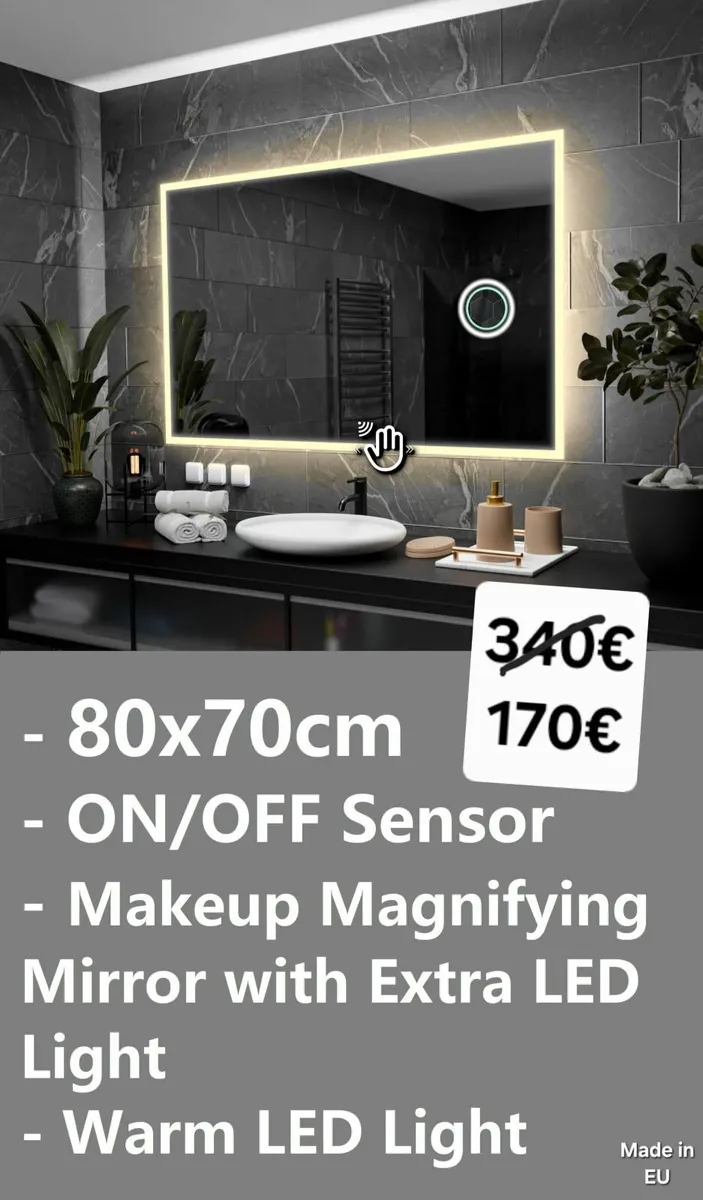 LED Bathroom Mirror - Image 1