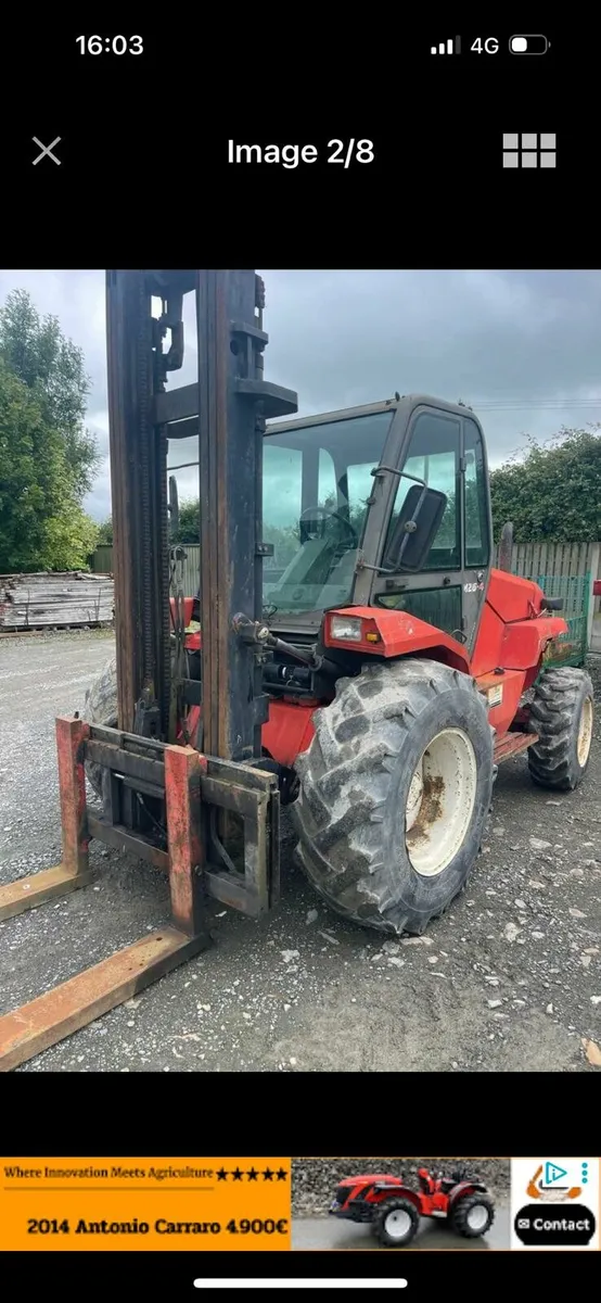 Manitou forklift - Image 1