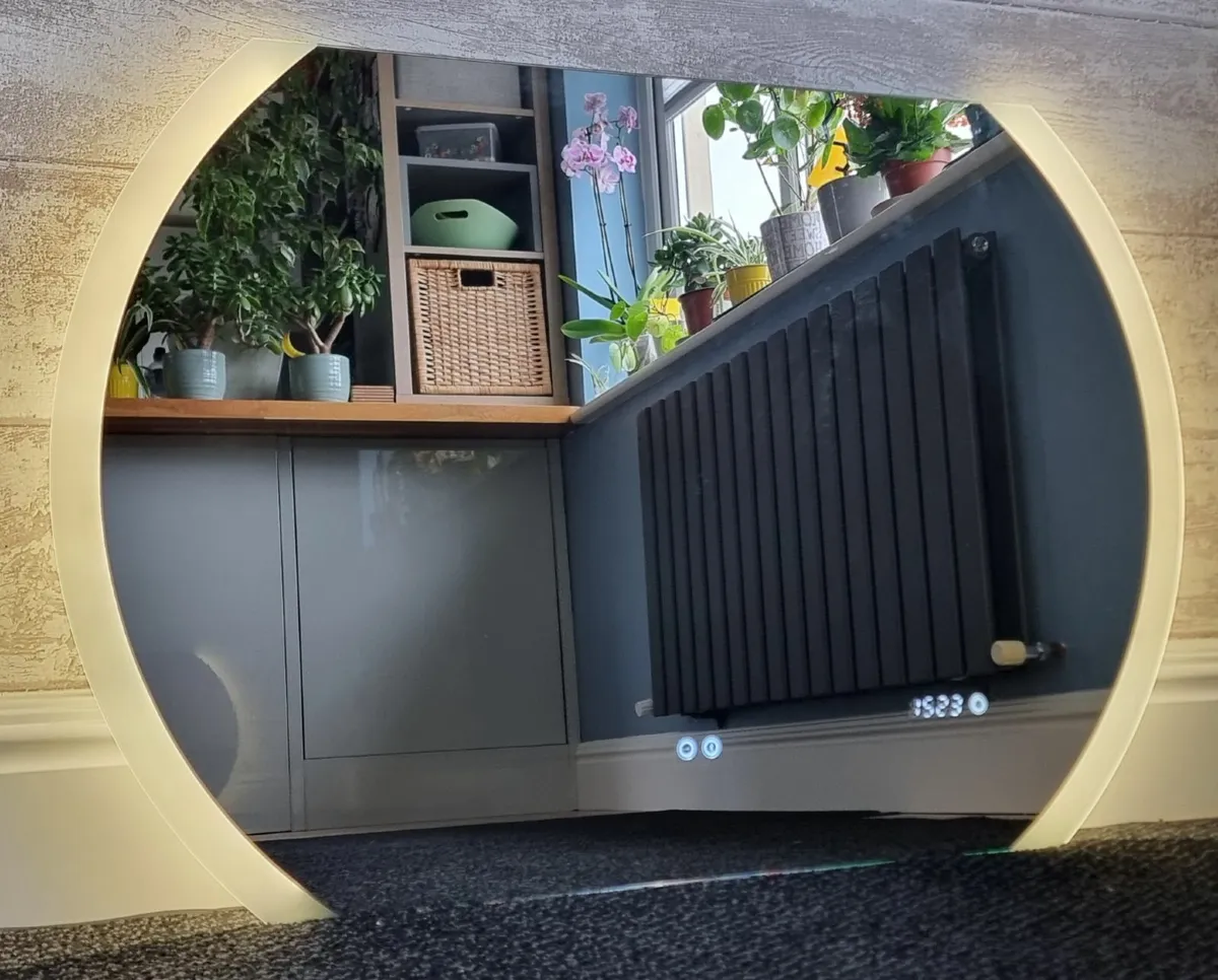 LED Bathroom Mirror Bluetooth Speakers - Image 2