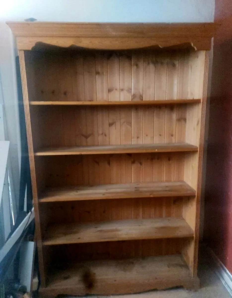 LARGE PINE BOOKCASE - Image 2