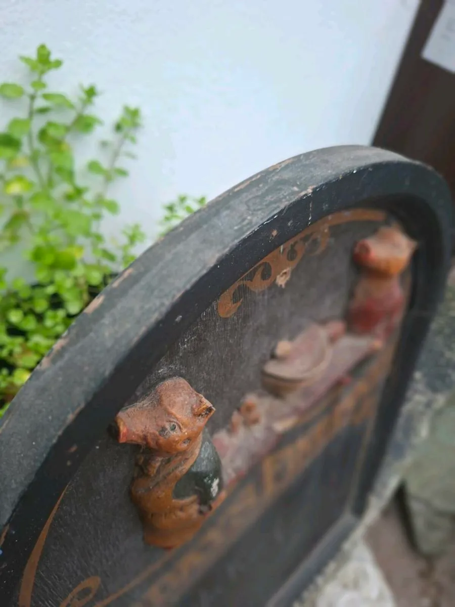 Vintage Wooden Pub/Restaurant Menu Sign - Image 4