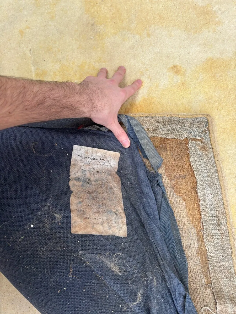 Large hand made rug 10 ft x 12 ft - Image 3