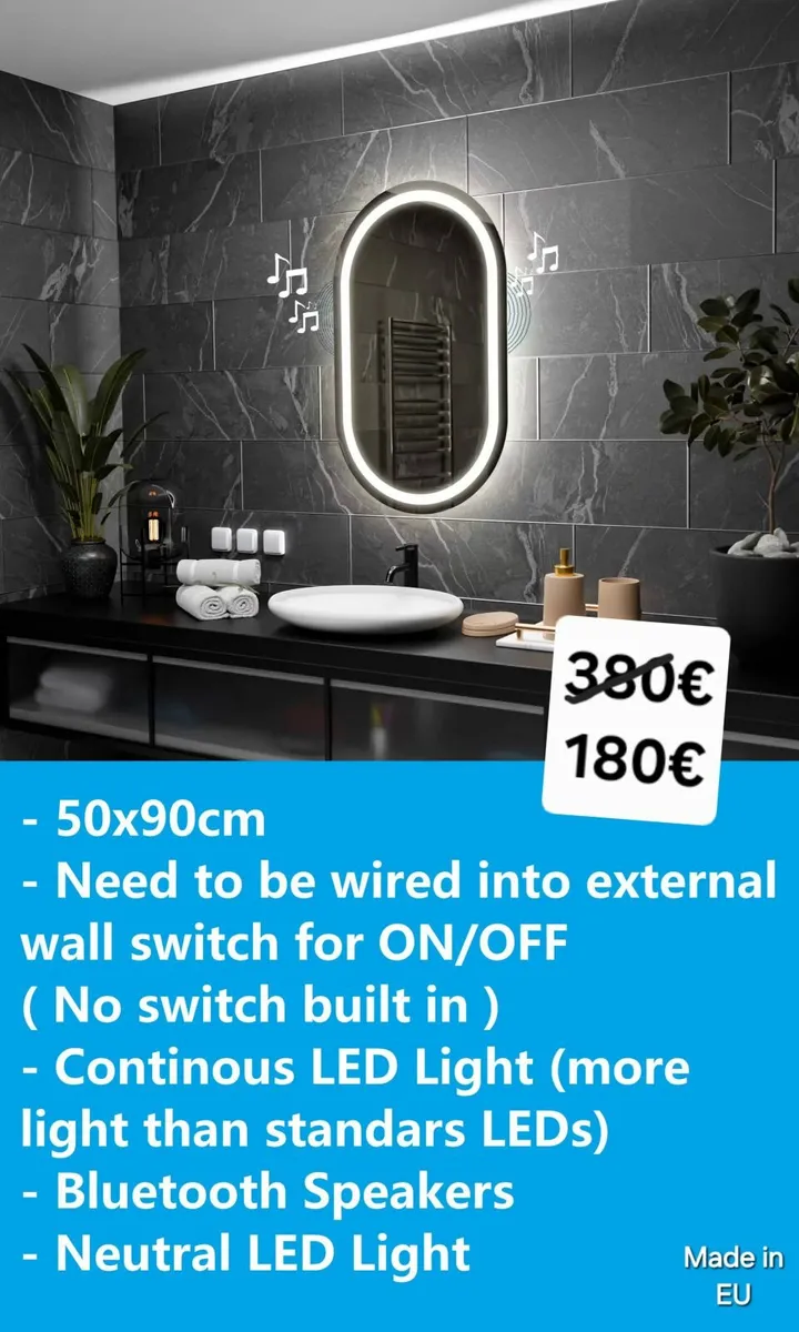 LED Bathroom Mirror - Image 1