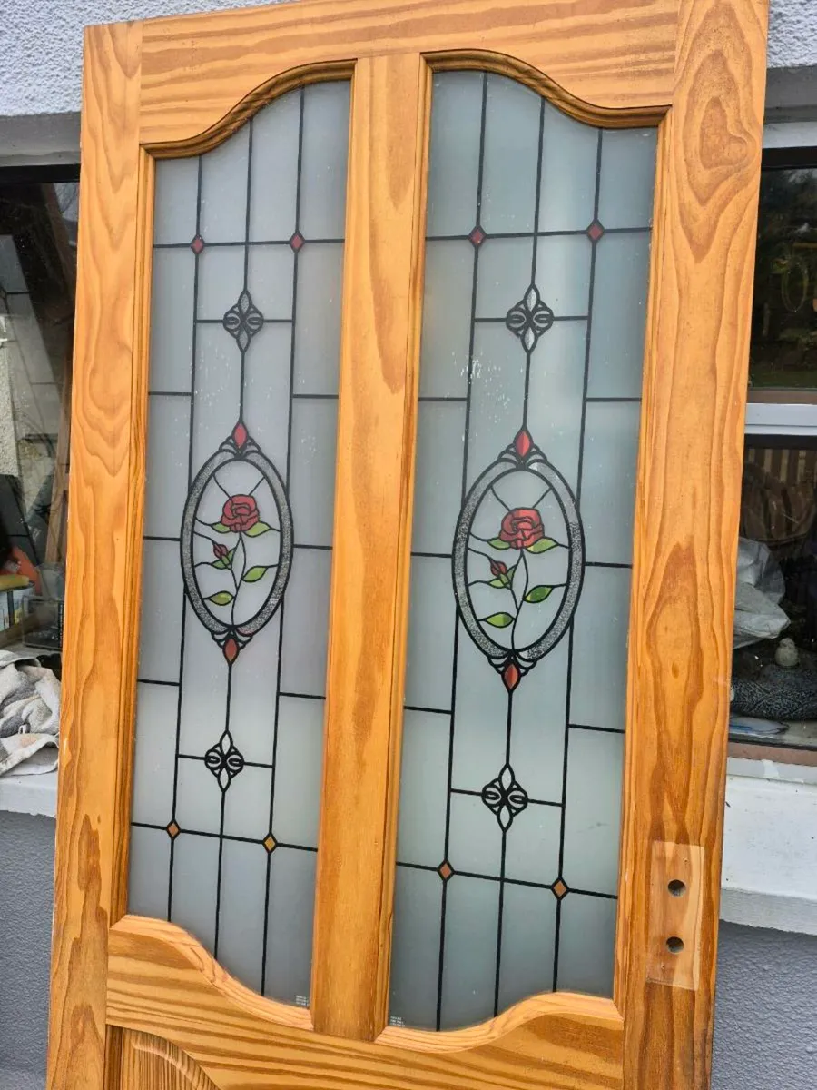 4 Glass Pine doors - Image 2