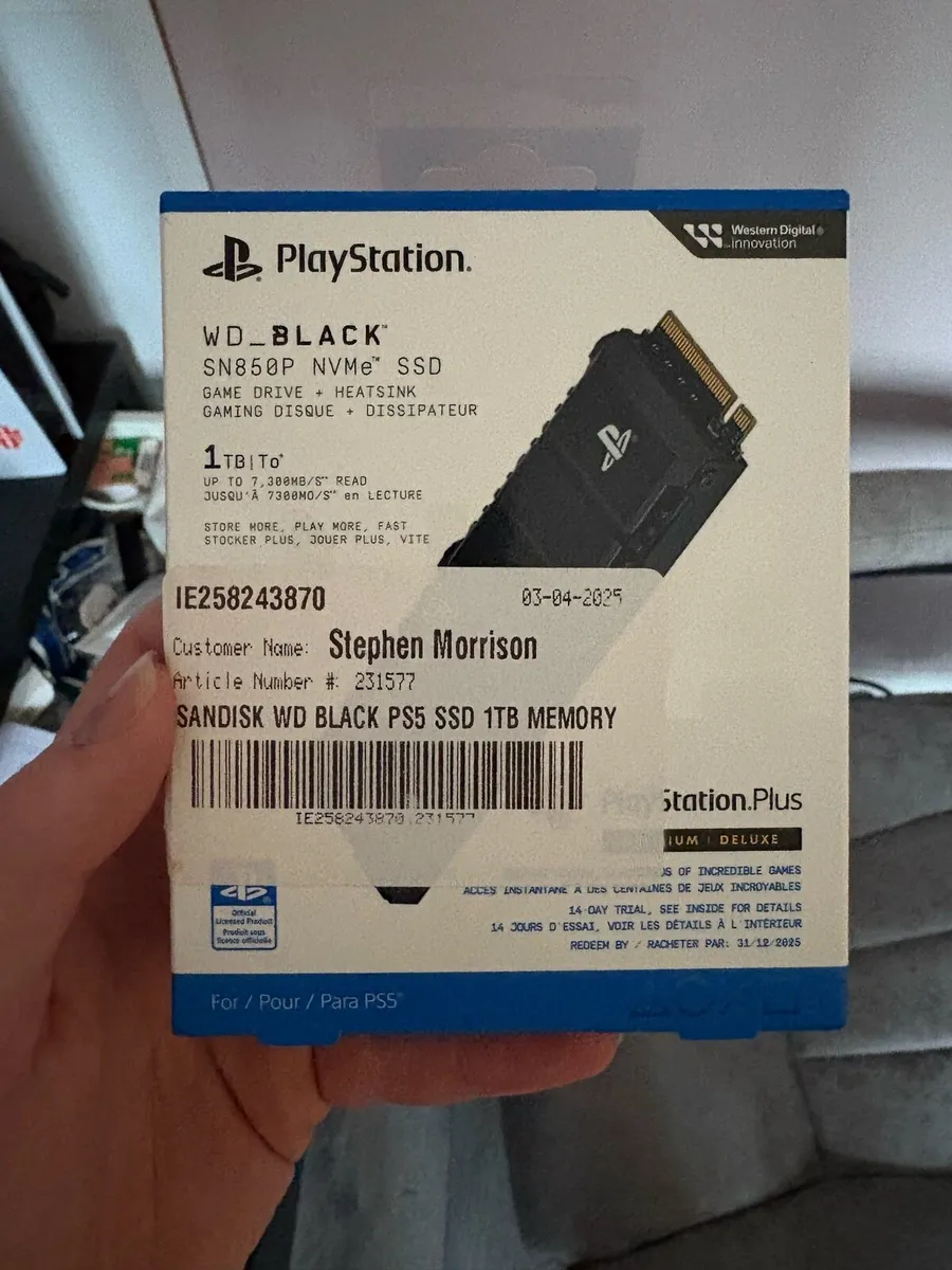 Playstation 5 disc edition with 1TB SSD and games - Image 2