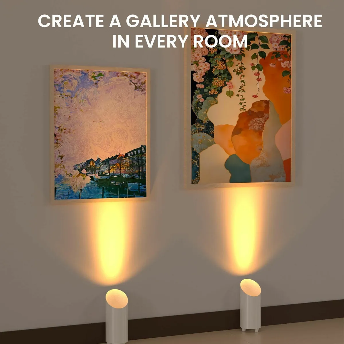 2 Pack Uplighting Indoor Floor Can Light 5W Up - Image 3