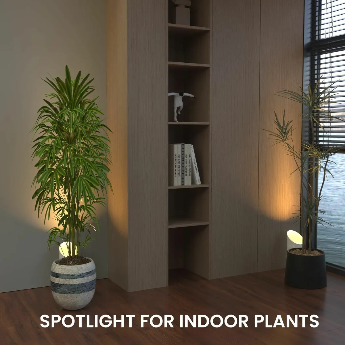 2 Pack Uplighting Indoor Floor Can Light 5W Up - Image 4