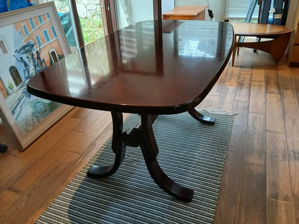 Rosewood dining table - Image 2