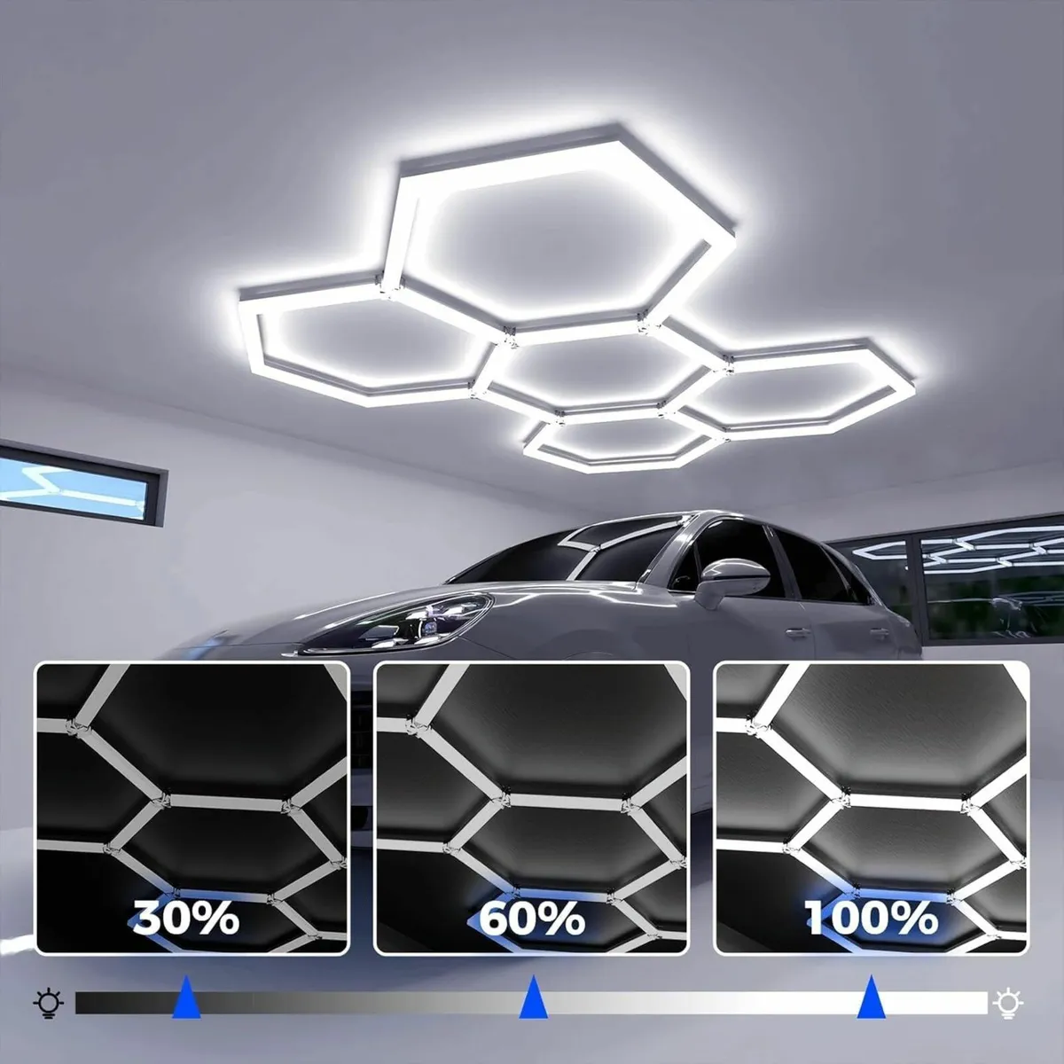 25 Pack Hexagon Led Lights 3-Speed (30%/60%/100%) - Image 4