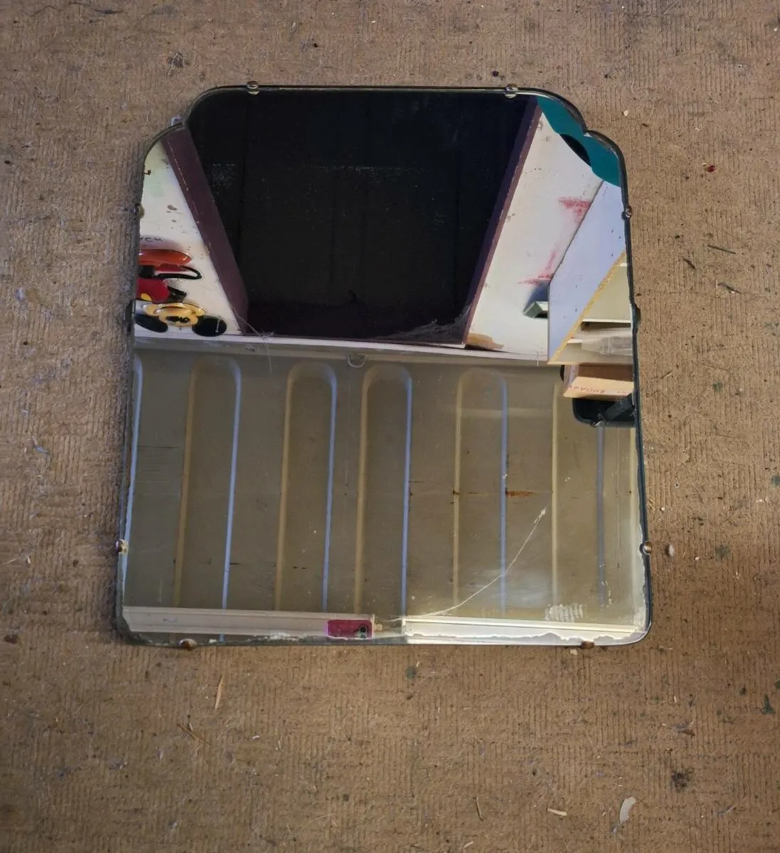 Heavy antique mirror - Image 1