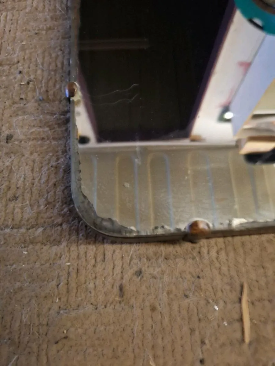 Heavy antique mirror - Image 2