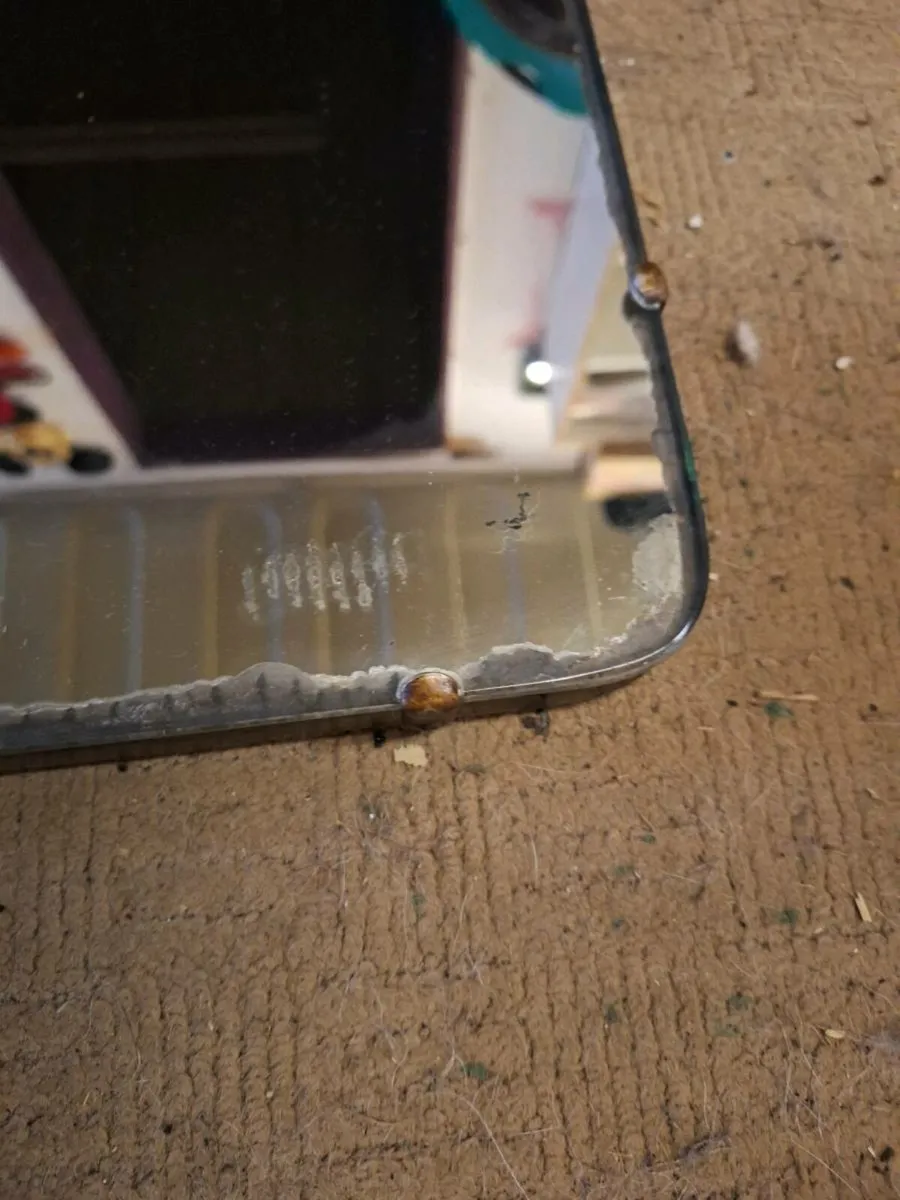 Heavy antique mirror - Image 3