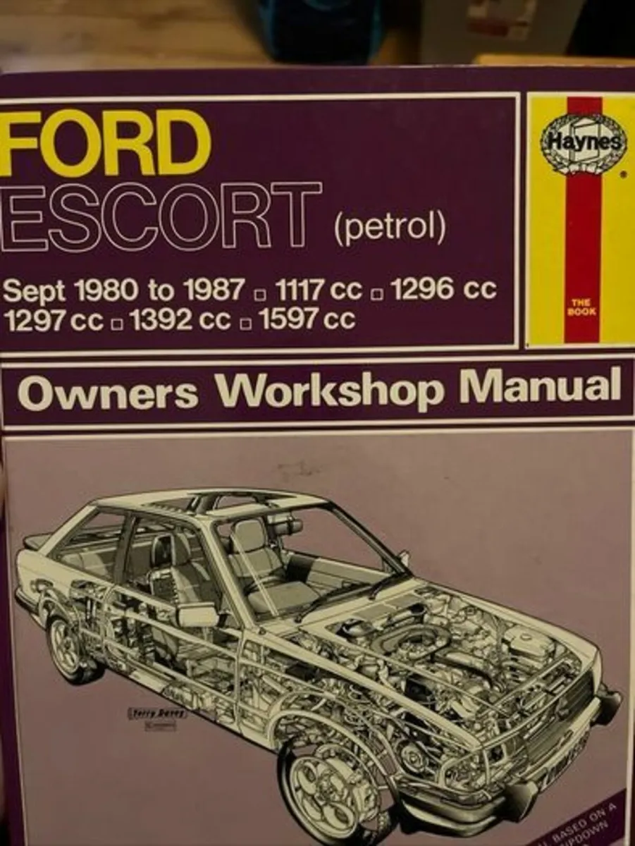 Haynes Manual. Ford Escort Petrol. 1989-87. HBack - Image 3
