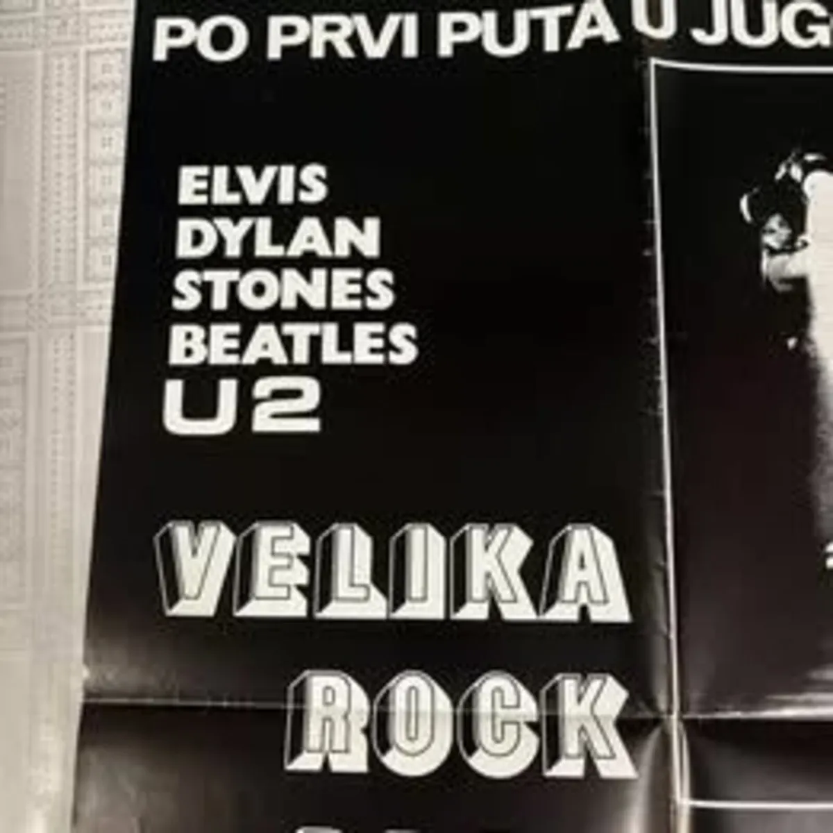 U2 - Rattle and Hum. Poster and Original VHS Video - Image 3