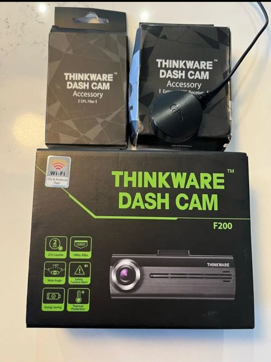 Thinkware F200 Kit dash cam with accessories - Image 2