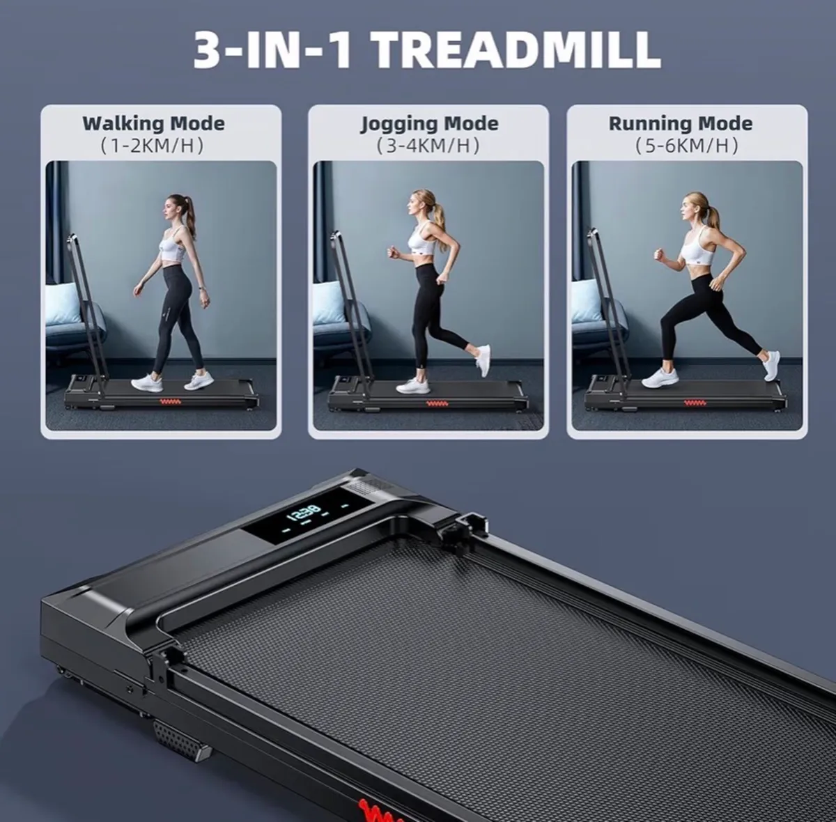 Free Delivery - New Compact Walking Pad Tredmill - Image 4
