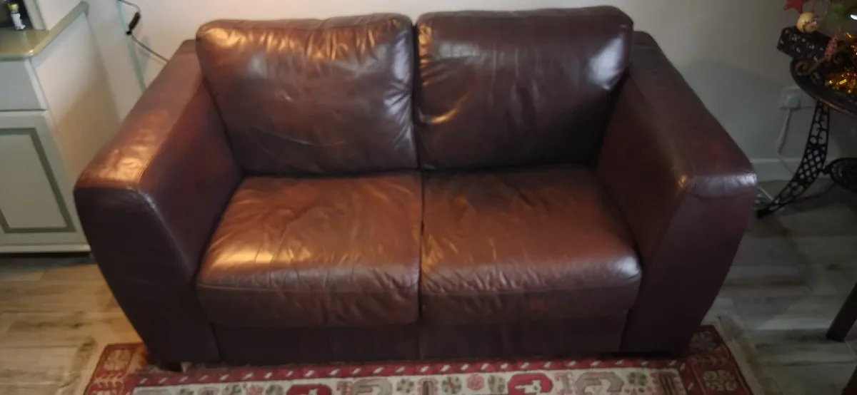 Leather Sofa - Image 2