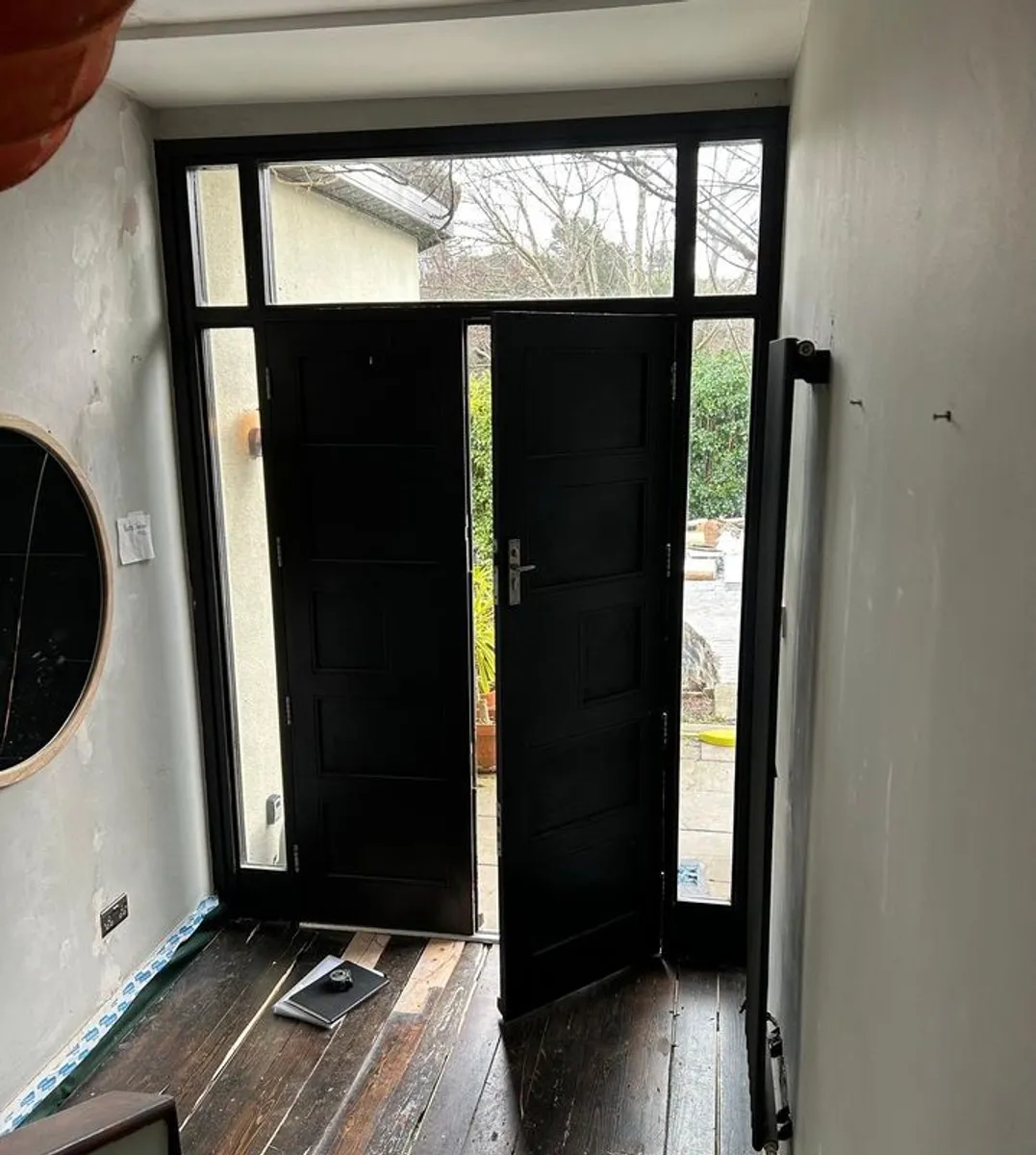 Front double door solid teak - Image 4