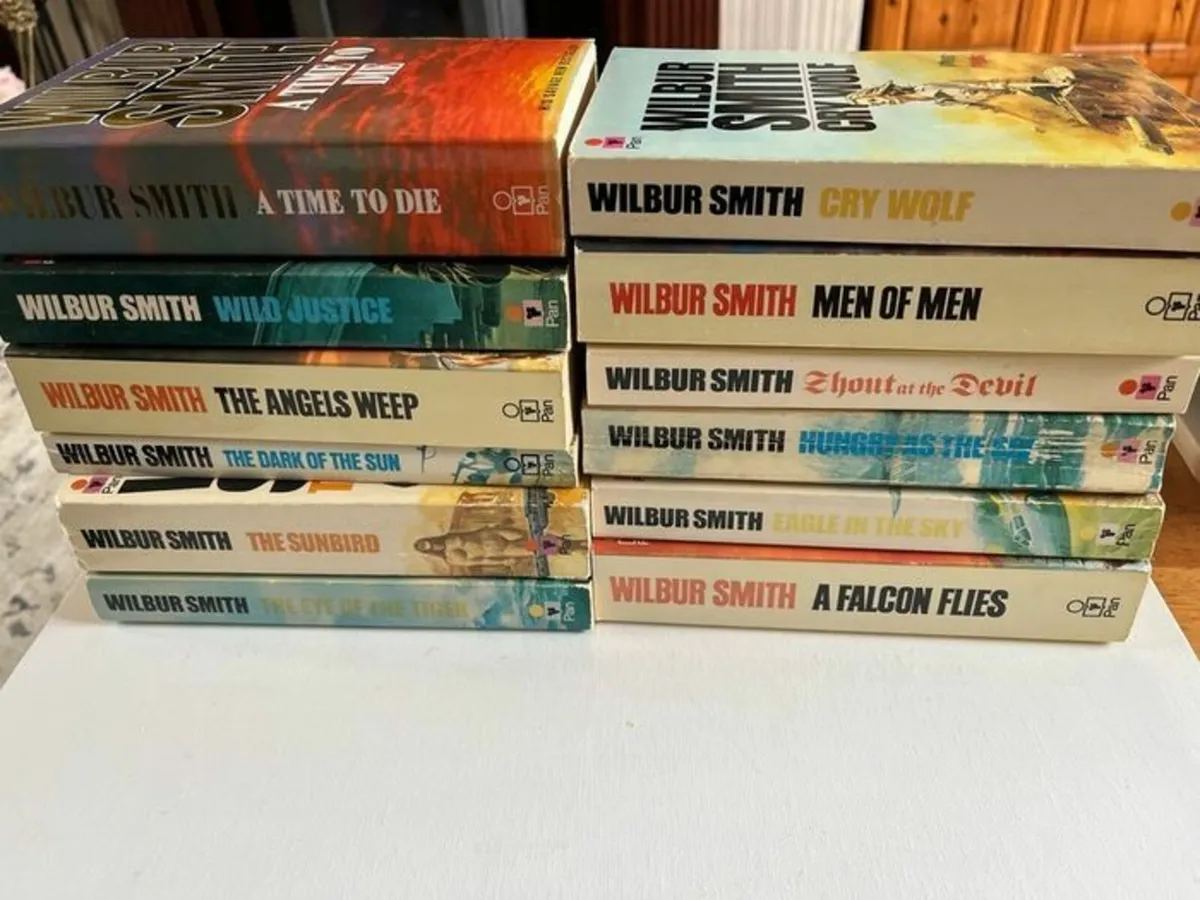 Wilbur Smith Pan Paperbacks. Bundle. 12 in Total - Image 1