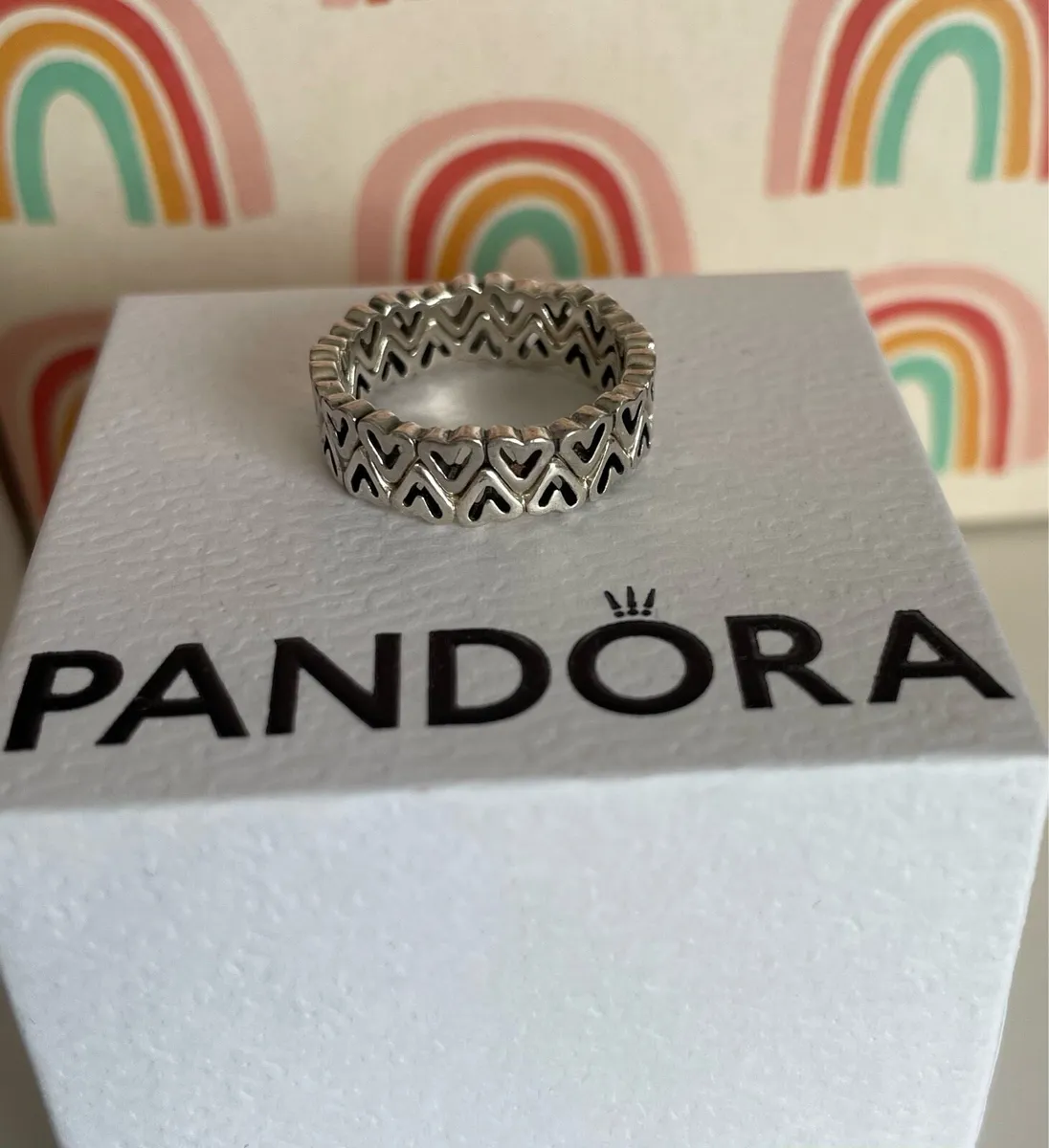 Pandora Hearts stacking rings - Image 1