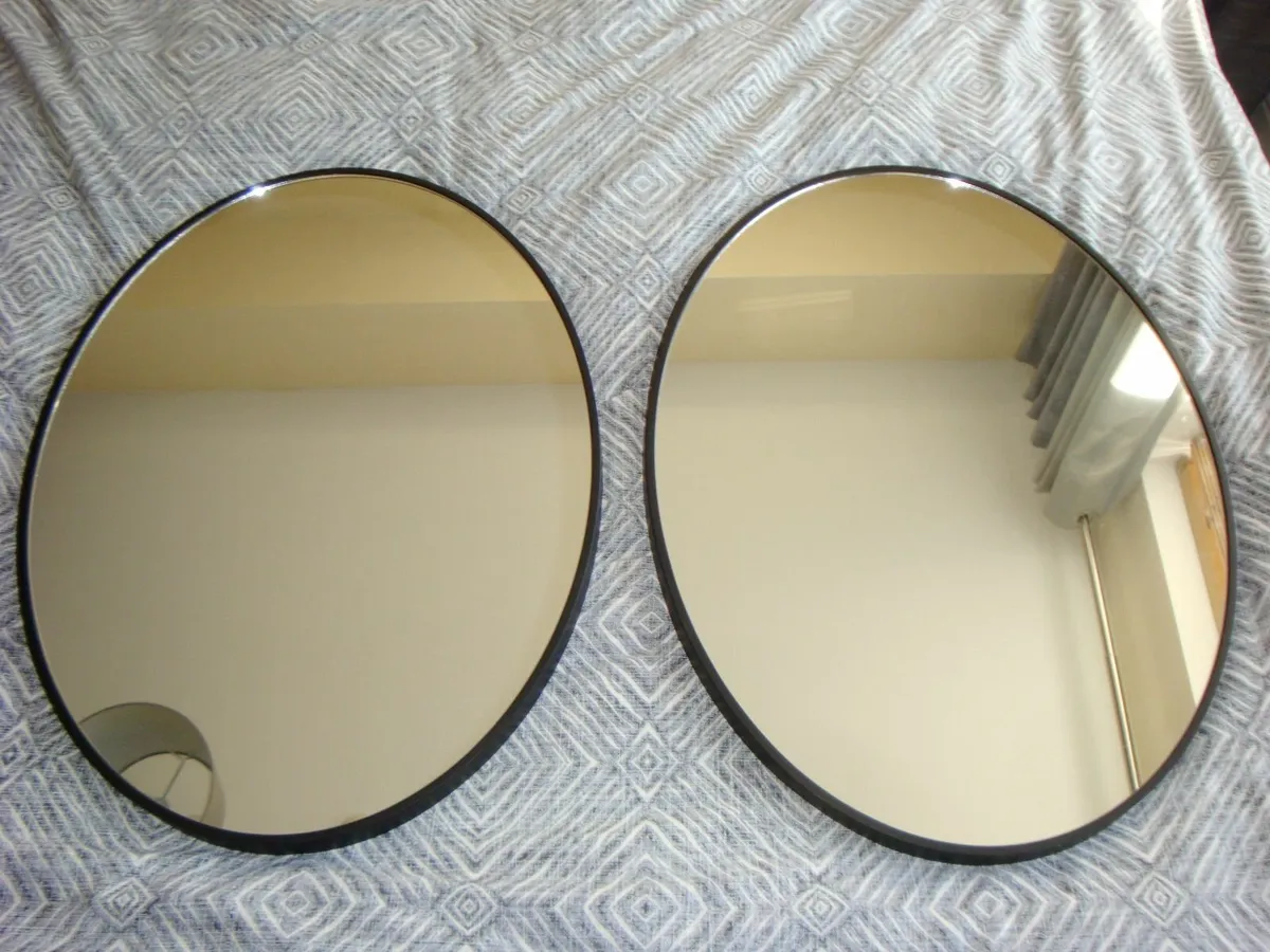 TWO oval mirrors - Image 1