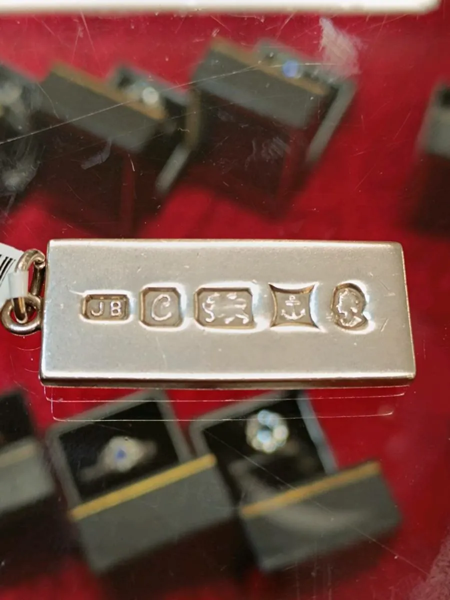 Sterling Silver Inglot Bar Pendant - Image 3