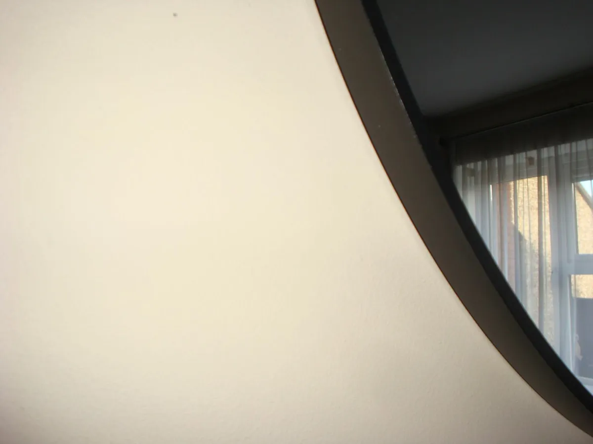 Mirror in thin black frame 80cm - Image 3