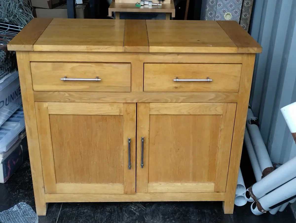 Solid wood handmade dresser unit - Image 1