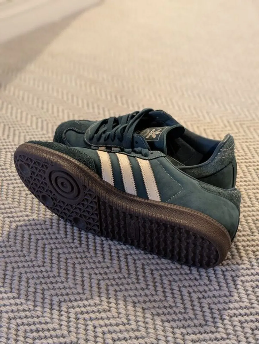 Mineral Green Adidas Samba - Image 1