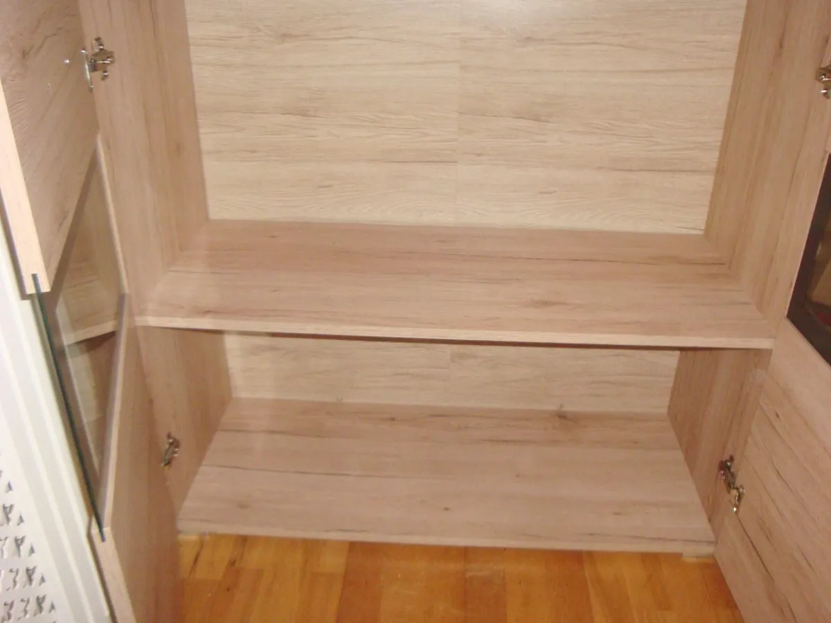 Sideboard cabinet storage with glass in doors - Image 4