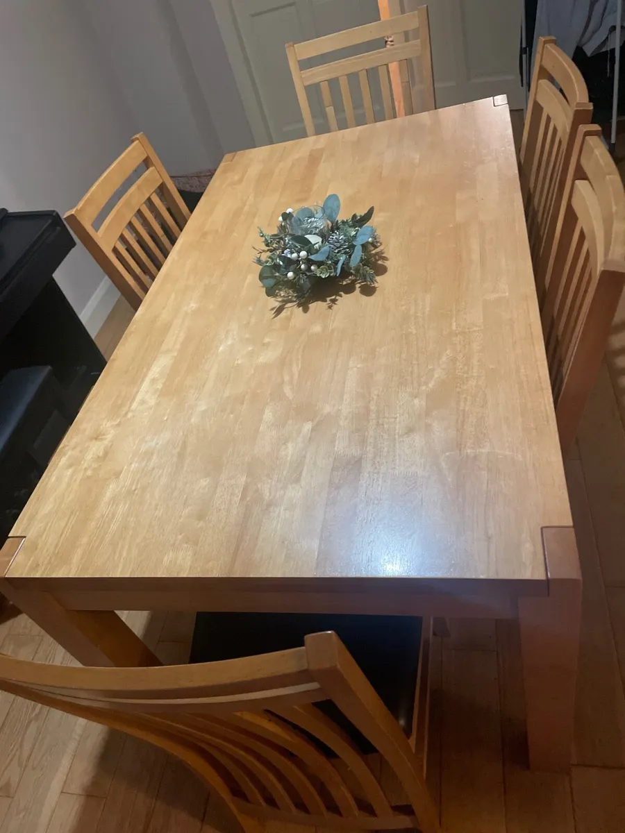 Dining table and chairs - Image 4