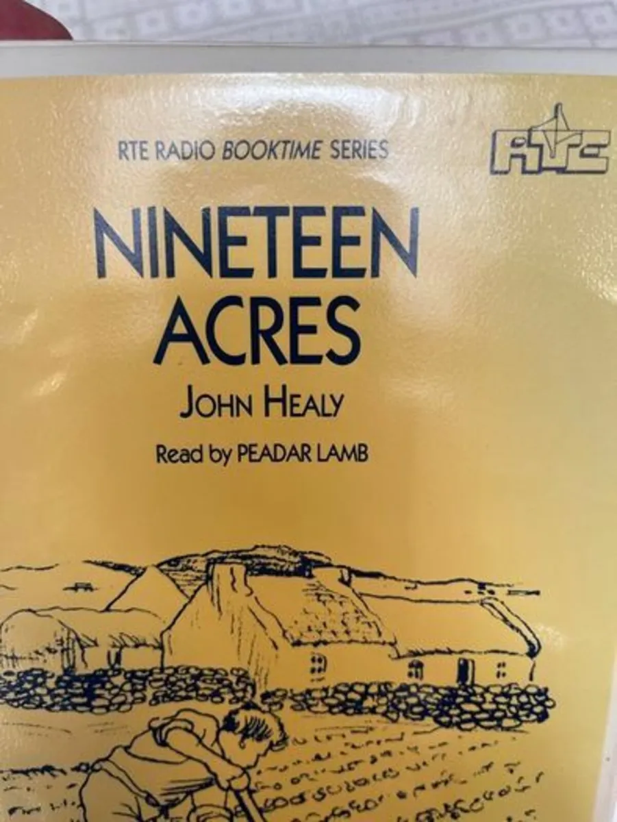 John Healy - Nineteen Acres. RTE Audio Book. Tapes - Image 1